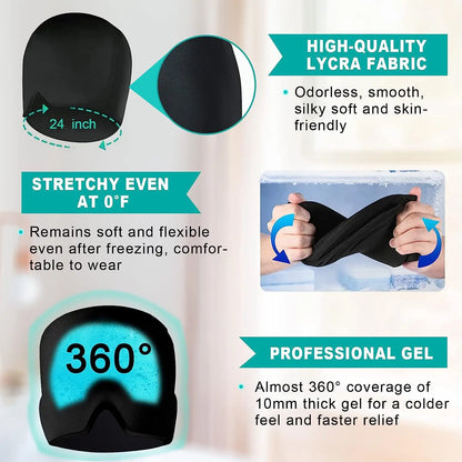 Migraine Relief Hat Gel Hot Cold Therapy  Stress Pressure And Pain Relief